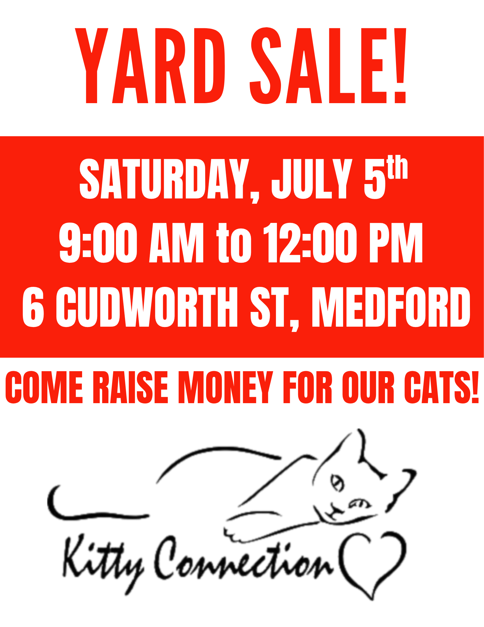 Yard Sale 7/5 - Kitty Connection